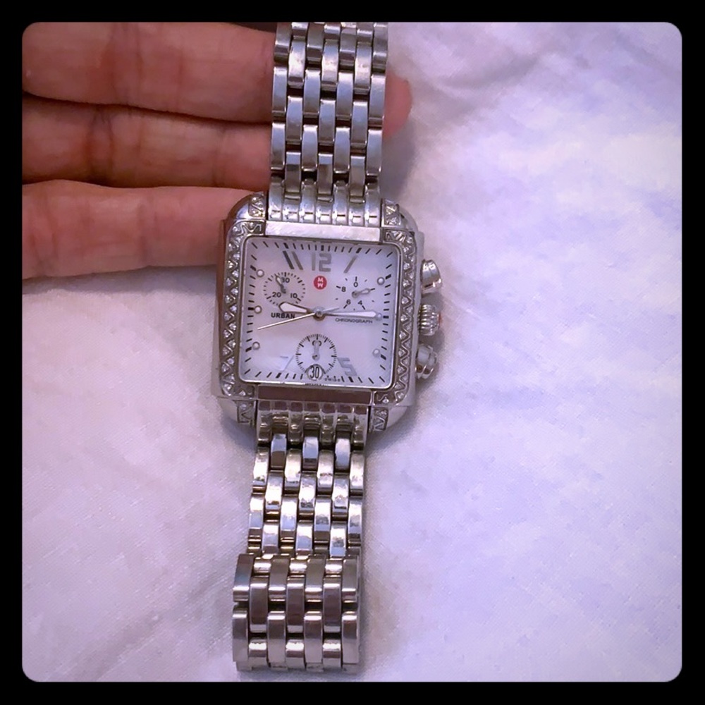 Authentic. Michele Urban (stainless steel) watch.